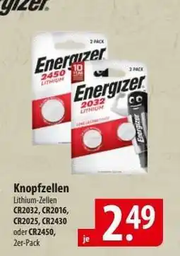 Famila Nord Ost Energizer Knopfzellen Angebot