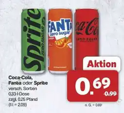 Famila Nord Ost Coca-Cola, Fanta oder Sprite Angebot