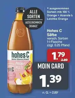 Famila Nord Ost Hohes C Säfte Angebot