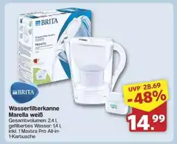 Famila Nord Ost Wasserfilterkanne Marella weiß Angebot