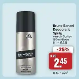 Famila Nord Ost bruno banani Deodorant Spray Angebot