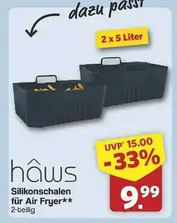 Famila Nord Ost hâws Silikonschalen für Air Fryer Angebot