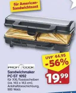 Famila Nord Ost Sandwichmaker PC-ST 1092 Angebot