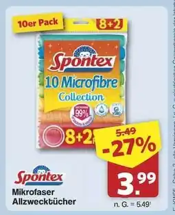 Famila Nord Ost SPONTEX Mikrofasertücher Angebot