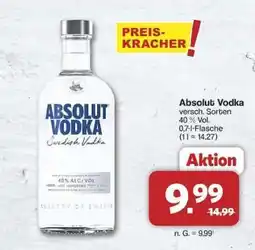Famila Nord Ost Absolut Vodka Angebot
