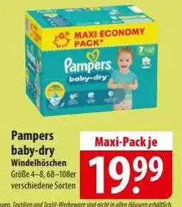 Famila Nord Ost Pampers baby-dry Windelhöschen Angebot