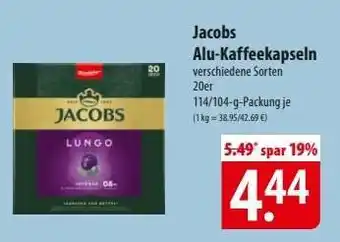 Famila Nord Ost Jacobs Alu-Kaffeekapseln Angebot