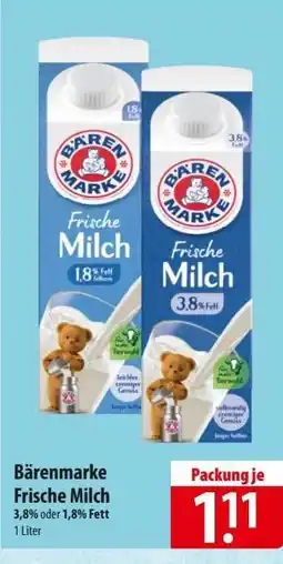 Famila Nord Ost Bärenmarke Frische Milch Angebot