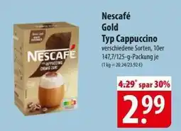 Famila Nord Ost NESCAFÉ Gold Typ Cappuccino Angebot