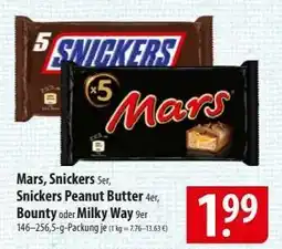 Famila Nord Ost Mars, Snickers, Snickers Peanut Butter, Bounty, Milky Way Angebot