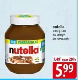 Famila Nord Ost nutella Angebot