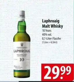Famila Nord Ost Laphroaig Malt Whisky Angebot