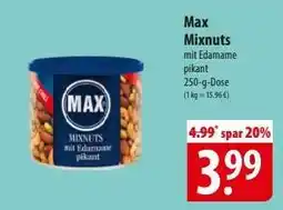 Famila Nord Ost Max Mixnuts mit Edamame pikant Angebot