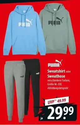Famila Nord Ost Puma Sweatshirt oder Sweathose Angebot