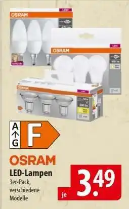 Famila Nord Ost OSRAM LED-Lampen Angebot