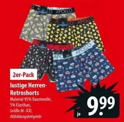Famila Nord Ost 2er-Pack lustige Herren-Retroshorts Angebot