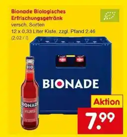 Netto Marken-Discount Bionade Biologisches Erfrischungsgetränk Angebot