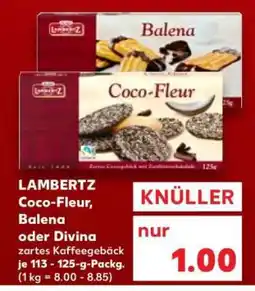Kaufland LAMBERTZ Coco-Fleur, Balena oder Divina Angebot