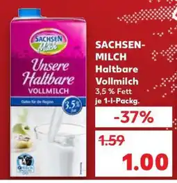 Kaufland SACHSEN-MILCH Haltbare Vollmilch Angebot