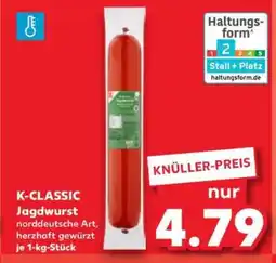 Kaufland K-CLASSIC Jagdwurst Angebot