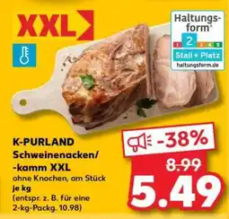 Kaufland K-PURLAND Schweinenacken/-kamm XXL Angebot