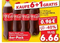 Kaufland Coca-Cola 6+1 GRATIS Angebot