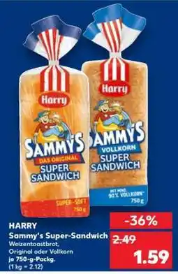Kaufland Sammy’s Super Sandwich Angebot