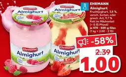 Kaufland EHRMANN Almighurt Angebot