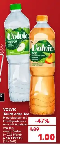 Kaufland VOLVIC Touch oder Tee Angebot