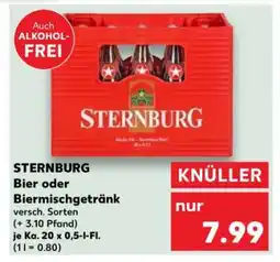 Kaufland STERNBURG Bier oder Biermischgetränk Angebot