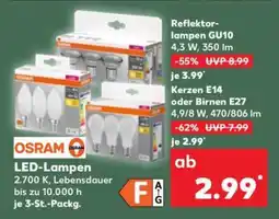 Kaufland Kerzen E14 oder Birnen E27 Angebot