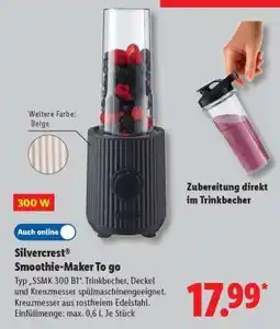 Lidl Silvercrest Smoothie-Maker to go Angebot