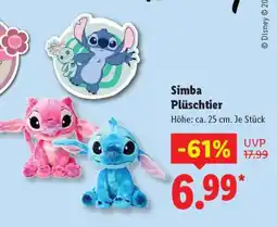 Lidl Simba Plüschtier Angebot