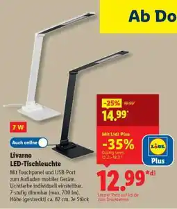 Lidl Livarno LED-Tischleuchte Angebot