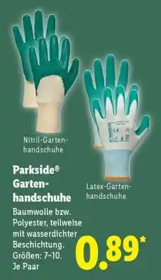 Lidl PARKSIDE Gartenhandschuhe Angebot