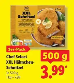 Lidl Chef Select XXL Hähnchen-Schnitzel Angebot