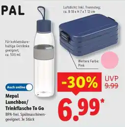Lidl Mepal Lunchbox/Trinkflasche To Go Angebot