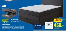 Lidl sun garden Boxspringbett Angebot