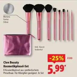 Lidl Cien BEAUTY Kosmetikpinsel-Set Angebot
