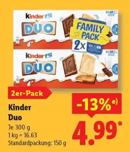 Lidl kinder DUO Angebot