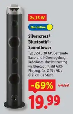 Lidl SILVERCREST Bluetooth -Soundtower Angebot