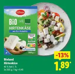 Lidl Bioland Hirtenkäse Angebot