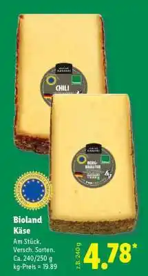 Lidl Bioland Käse Angebot