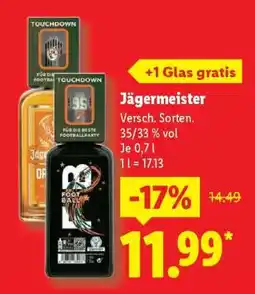 Lidl Jägermeister Angebot