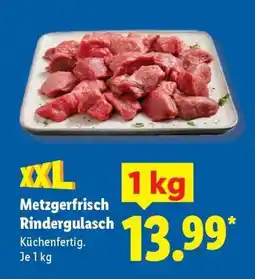 Lidl Metzgerfrisch Rindergulasch Angebot