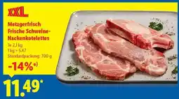 Lidl Metzgerfrisch Frische Schweine-nackenkoteletts Angebot