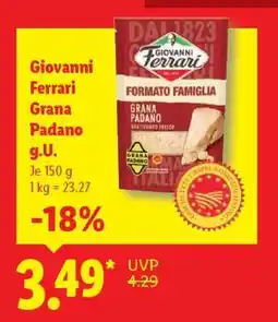 Lidl GIOVANNI FERRARI Grana Padano g. U Angebot