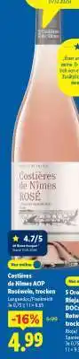 Lidl Costières de Nîmes AOP, Roséwein, trocken Angebot