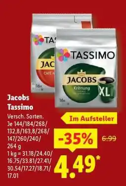 Lidl Jacobs Tassimo Angebot