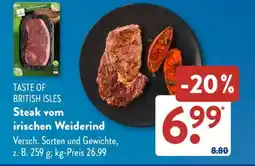 Aldi Süd Steak vom irischen Weiderind Angebot